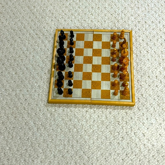 Other - Wooden Folded Chess Board